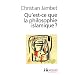 Qu'est-ce que la philosophie islamique ?