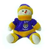 22" NCAA LSU Tigers Plush Snowman Snowflake Friend Christmas Figures