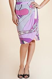 Per Una Elasticated Waistband Abstract Print Skirt