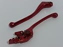 Brake & Clutch Levers - Honda CBR 600 F1, F2, F3, F4, F4i 87-05, CBR 900rr 93-99, CB 599 & CB 600 CB599 CB600 98-06, CB 919 CB919 02-06 - Red