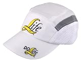 LIFE / DoLife Sports Cap for Pediatric Cancer Awareness, Reflective Safety Stripes, 3 Embroideries, Ladies Smaller Fit or Child Size