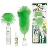 MOTORIZED SPINNING GO DUSTER DUSTING BRUSH BONUS SPRAY