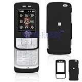 Samsung U650 Cell Phone Black Rubber Feel Protective Case Faceplate Cover