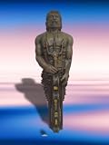 Master of Sea Sailing Ship Figurehead Merman Mermaid