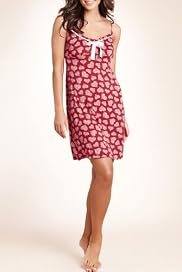 Snow Flake Heart Print Nightdress [T37-5585-S]