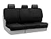 Coverking Rear 60/40 Bench Custom Fit Seat Cover for Select Honda Pilot Models - Neosupreme (Black)