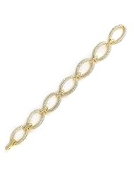 Sterling Silver Yellow Link Bracelet