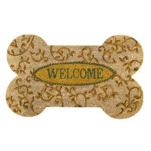 Pet Studio Coir Fiber Door Mat Caramel Swirl