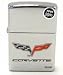 Zippo Lighter Chevy Corvette, High Polished Chrome