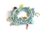 Baby Blue Lucky Charms Bracelet and Necklace