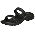 crocs Women's Patra Slide,Black/Black,8 M