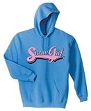SnowGirl Light Blue Hoody - Signature Logo Snowboarding, snowmobiling, XL, PINK SIGNATURE LOGO