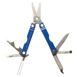 Leatherman 64240101K Micra Multi-Tool Blue Translucent Handle by 