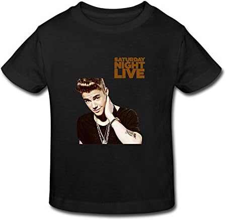 CAILHBABY Kid's Toddler Justin Bieber 2016 New Album Age 2-6 T-shirt Black 2 Toddler