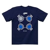 小惑星探査機 はやぶさ イオンエンジンTシャツ[ネイビー]A (メンズ) size:L
