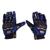 Bicycle/Motorcycle Riding Protective Gloves Blue L