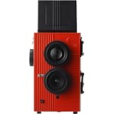 Buy Blackbird Fly, 35mm TLR Twin Lens Reflex Camera - Black with Red Face by Blackbird