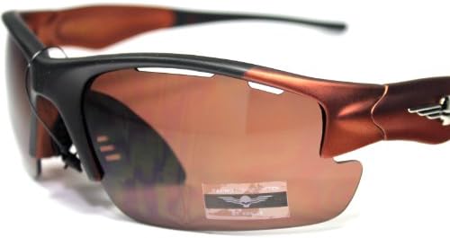 #FS5-HC3 Flying Skull Eyewear Cycling Fishing Men's Sport Sunglasses + Case