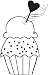 Love Cupcake - Rubber Stamps