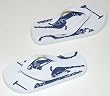 Polo Sport by Ralph Lauren Women's White Logo Flip Flops