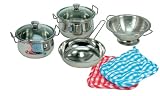 Bino 83392 - Edelstahl Kochtopfset 8 Teile
