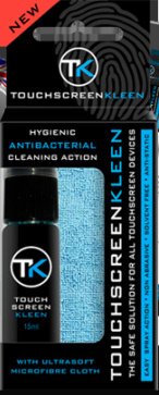 TouchScreen Kleen Spray (15ml) + Microcloth. 