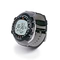CicloSport Outdoor-Uhr mit Kompass, Wetterstation und H�henmessung XC-3, schwarz/grau