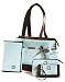 JP Lizzy Chocolate Ice Diaper Tote Set (Chocolate Ice)