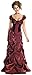 Secret Wishes Dark Rose Costume Dress, Burgundy/Black, Medium