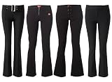 Miss Sexy Stretch Trousers Short & Long Length UK 6-14