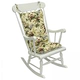 Greendale Home Fashions Standard Rocking Chair Cushion Emma's Garden