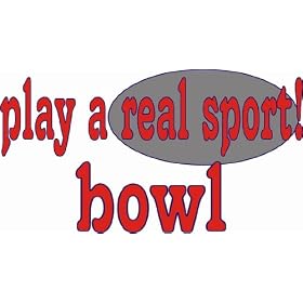 play a real sport! Bowl Natural Tote Bag (Totebag)