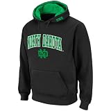 NCAA North Dakota Fighting Sioux Black Classic Twill II Pullover Hoodie Sweatshirt