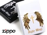 zippoライター*ジッポ*ペア *+マイティウイングス+*ホワイト＆ブラックの画像