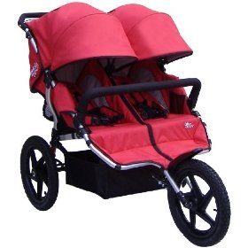 Tike Tech Double All Terrain X3 Sport Stroller, Alpine Red