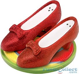 Buy Wizard of Oz Ruby Slippers Salt and Pepper Shaker Set
