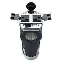 PowerDrive RPPI200C 200-Watt DC to AC Power Inverter with Cup Holder Design, USB Port, and 2 AC Outlets