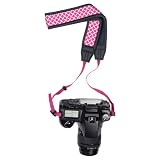 Macbeth Collection Soft Neoprene Camera Strap, Pink Ava (MB-NSSEPW)