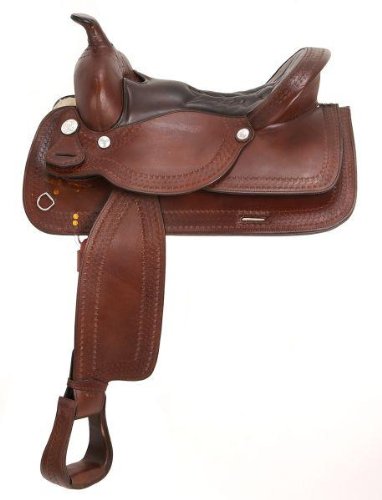 Royal King Auto Adjust Flex Trail Saddle 15.5In Ch
