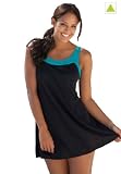 Woman Within Plus Size 2-piece tunic swimsuit by Swim 365