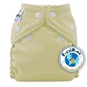 FuzziBunz Perfect Size Diaper (Buttercream, Small) with ** BONUS ** Rockin' Green Soap and Tooth Tissues!