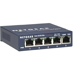 Netgear ProSafe 5-Port Switch (10/100 MBit/s; Externes Netzteil)