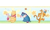 Imperial Disney Home DF059242B Winnie the Pooh Flower Border, Pastel Blue, 6.83-Inch Wide