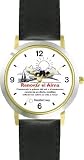 Habit 7 - Renew the Soul (Spanish Text) - DELUXE TWO-TONE WATCH from THE 7 HABITS - WATCH COLLECTION BY WATCHBUDDY&reg; - Arabic Numbers - Black Leather Strap-Size-Large ( Men's Size or Jumbo Women's Size )