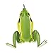 LUNKERHUNT Frog Fishing Lure for Bass Fishing | Pocket Frog Lure 1.75 Inch | Topwater Fishing Lures with Weedless Hooks for Trout, Pike in Saltwater and Fresh Water (Bull Color)