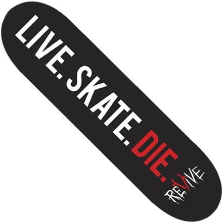 Revive Skateboards for Skating Skateboarding Skater Tricks (8.0, Live.Skate.Die)