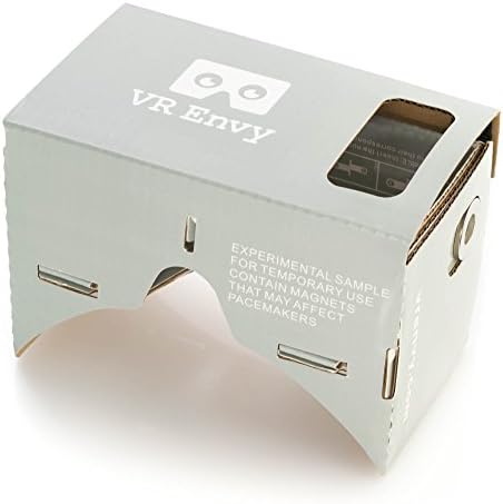 VR Envy Velocity (Unassembled) - Google Cardboard Virtual Reality Headset with NFC (Silver)