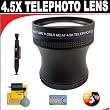 4.5X Proffessional HD Mark II Special Edition Telephoto Lens For The Sony ALPHA DSLR-A900, DSLR-A700, DSLR-A350, DSLR-A300, DSLR-A200, DSLR-A100, Minolta Maxxum 5D, 7D Digital SLR Cameras Which Have Any Of These (16-105mm, 18-200mm, 70-300mm, 24-105mm, 16-80mm, 18-250mm) Sony Lenses