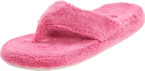 ACORN Women's New Spa Thong Slipper,Azalea,Large/8-9 M US