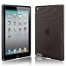 KHOMO Dark Color Mini Circles Wave Premium Crystal Candy TPU Silicone Skin Case for Apple iPad 2 and new iPad 3 HD.